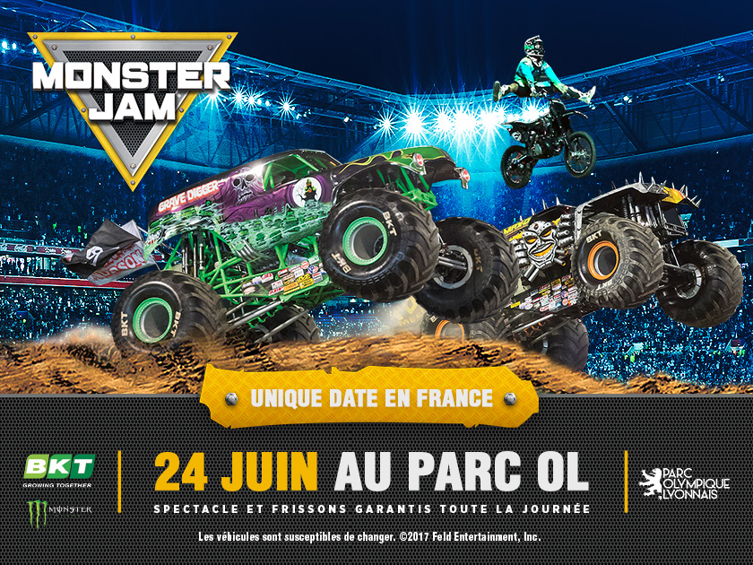 SPECTACLE MONSTER JAM À LYON Groupama Stadium