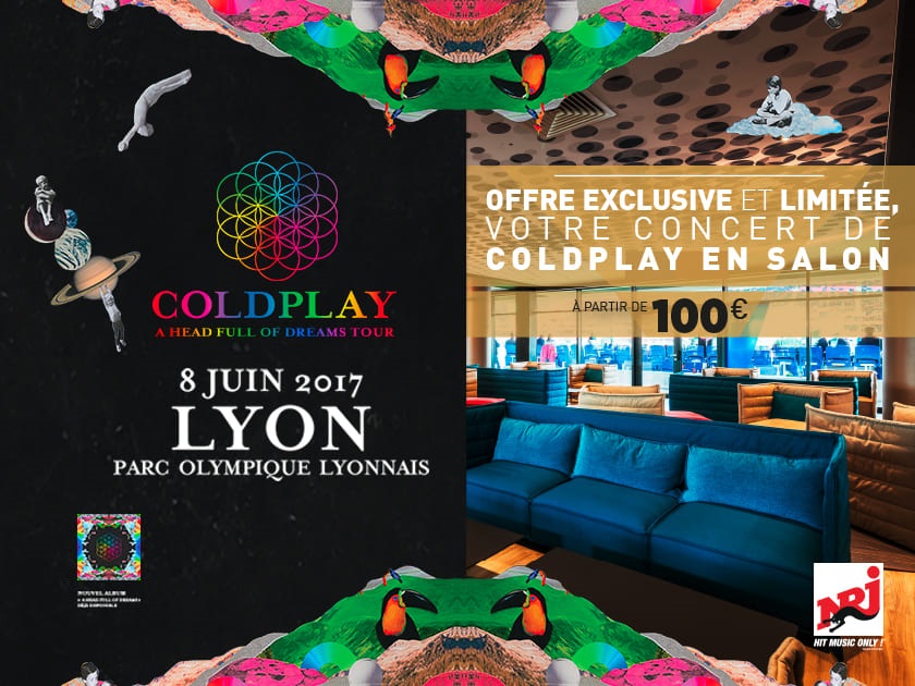 Coldplay dernières places disponibles… en pelouse et catégorie 2 ! Groupama Stadium