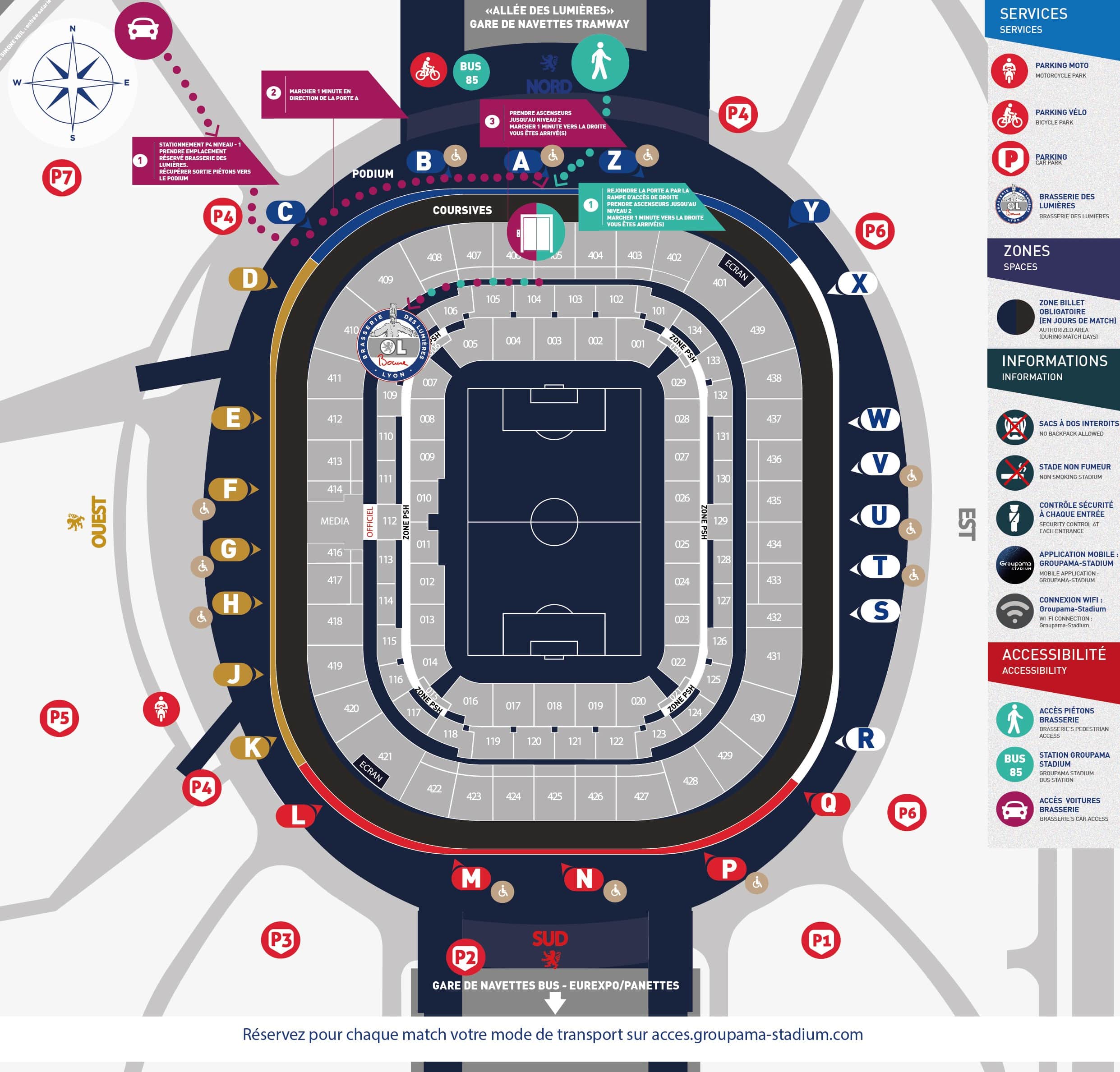 PLANACCESGROUPAMASTADIUMmin Groupama Stadium